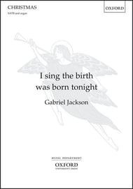 I Sing the Birth Was Night SATB choral sheet music cover Thumbnail